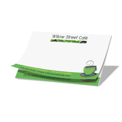 25-Sheet Stik-Withit® Adhesive Notepad w/Colored Paper (5"x3")