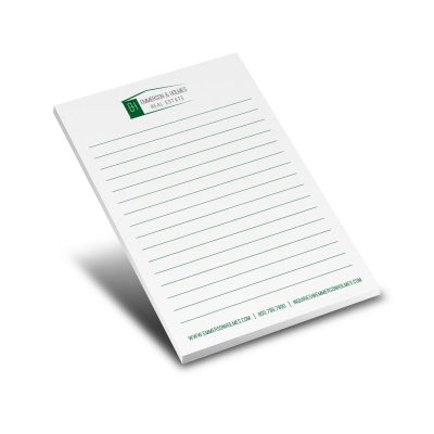 50-Sheet Stik-Withit® Adhesive Notepad w/Colored Paper (4"x6")