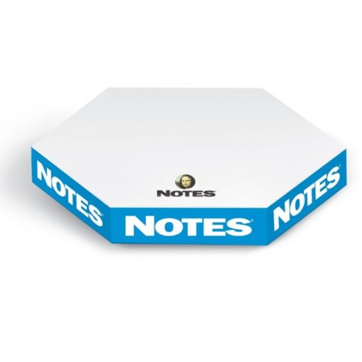 Thins® Hexagon Stik-Withit® Note Cube® Notepad (3 5/8"x3 1/8")
